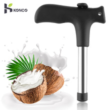 Konco kokosnødsåbner værktøj kokos vandhane tap bor halm åbent hul skåret frugtåbner værktøj frugt værktøj
