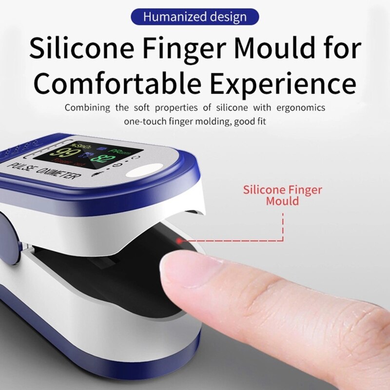 Pulse Oximeter Finger Portable Fingertip Pulsoximeter Spo2 Pulsoximeter OLED Display Digital Saturimetro Pulse Oximeter 19QB