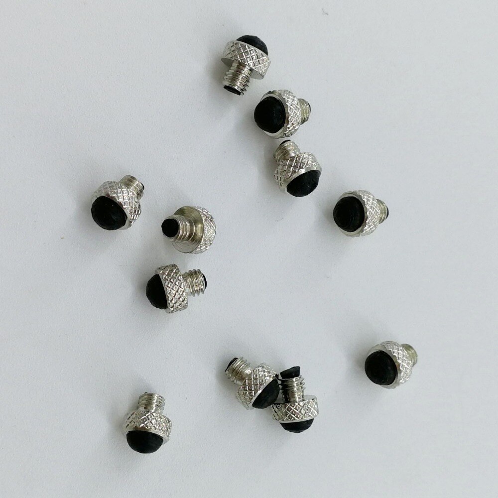 Vis de remplacement en caoutchouc de pour pare-chocs avec moletée pour ciseaux, 50 pièces/lot de 2.5mm ou 3.0mm