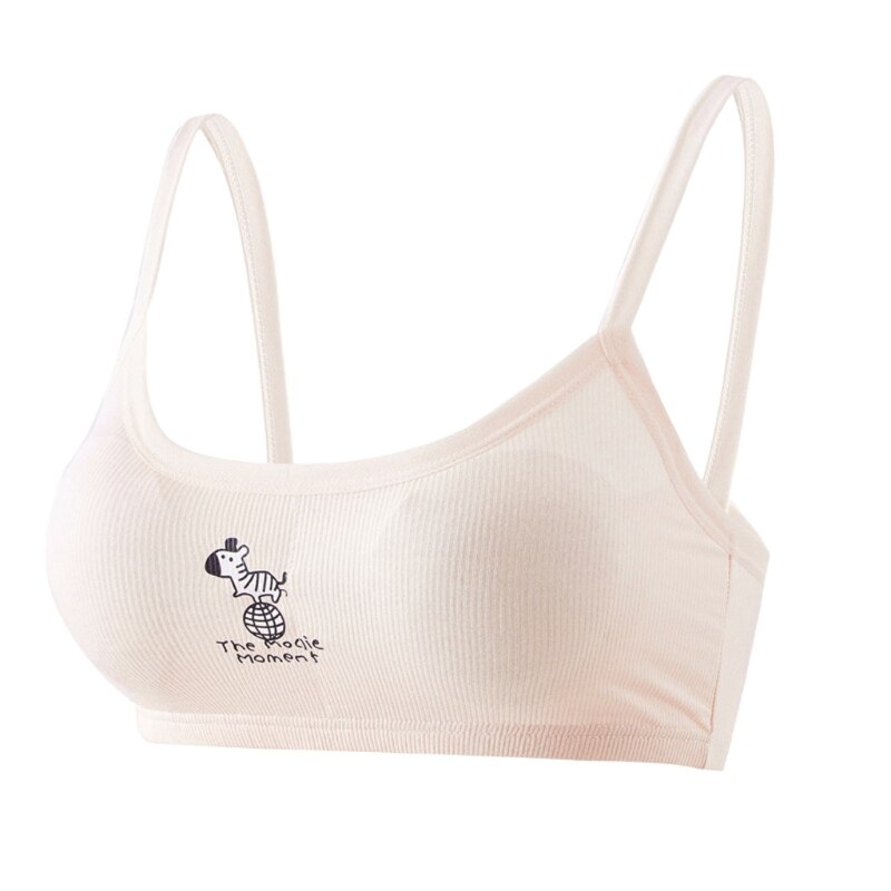 Girl Underwear Soft Cotton Bra for Kids Teenager Training Vest Underwear Puberty