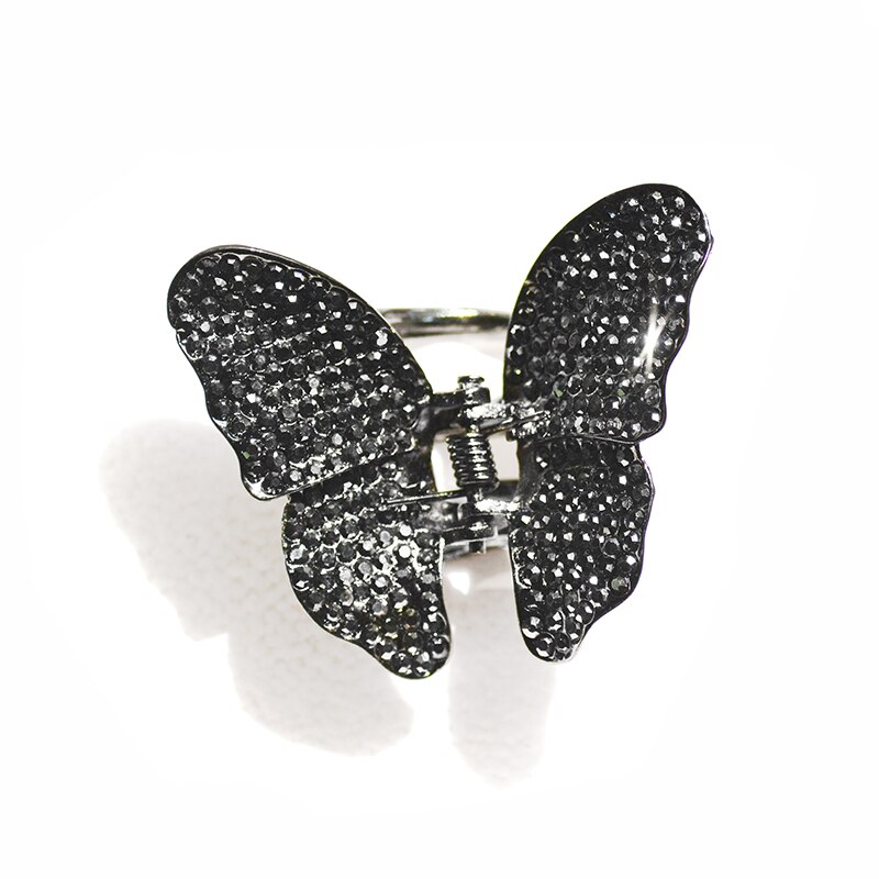 Muylinda papillon strass cheveux griffe crabe bijoux Vintage femmes Banquet pince à cheveux accessoires