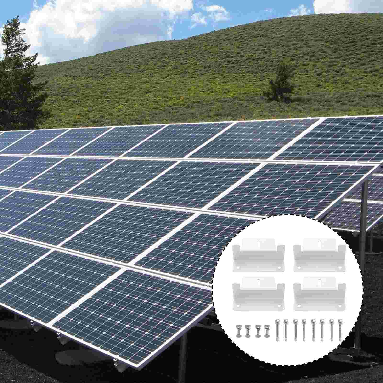 4 Sets Solar Panel Z Brackets Solar Panel Mounting Brackets Solar Panel Brackets