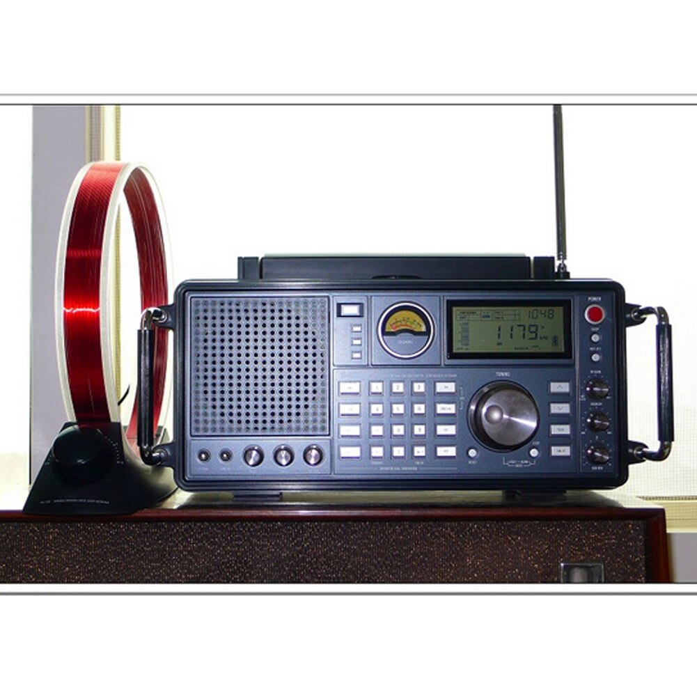AN-200 AM/MW Medium Wave Receiving Antenna Rotatable Tuneable Loop Gain Radio Antenna For FM Radio Accessory Antenna Tool