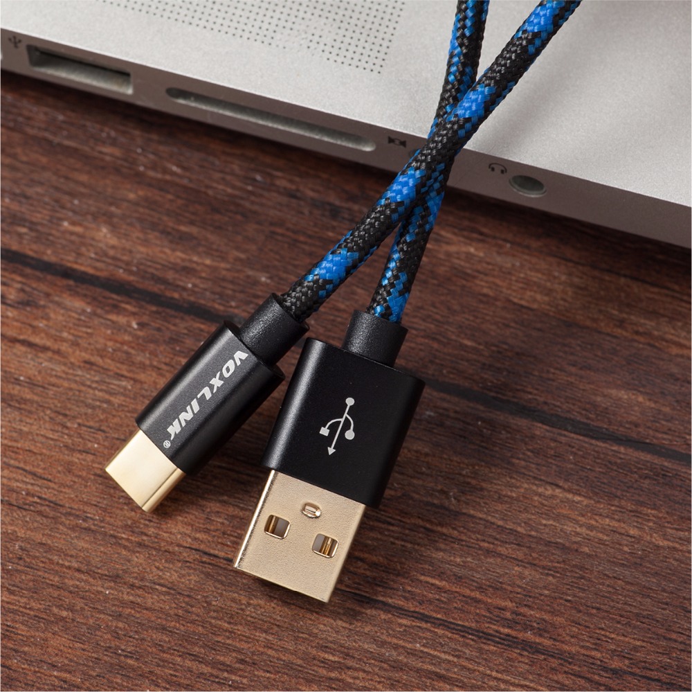 Voxlink Usb Type C Kabel 2.4A Snel Opladen USB-C Type C Datakabel Voor Samsung S9 S8 Note 8 Huawei p10 Xiaomi Mi5/6 Nexus 6 P/5X