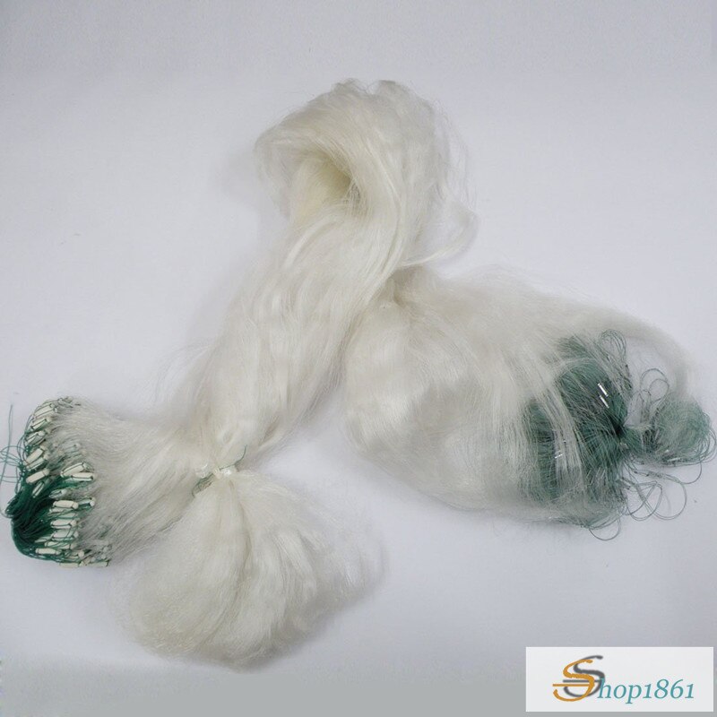 65M*1.8M 3Layers Monofilament Fishing Fish Gill Net Netting with Float Durable