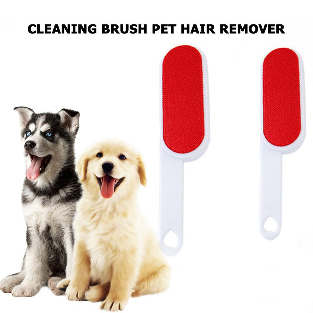 Pet Hair Remover Dubbelzijdig Sofa Kleding Lint Borstel Huishoudelijke Hond Kat Haar Borstel Elektrostatische Dust Cleaners