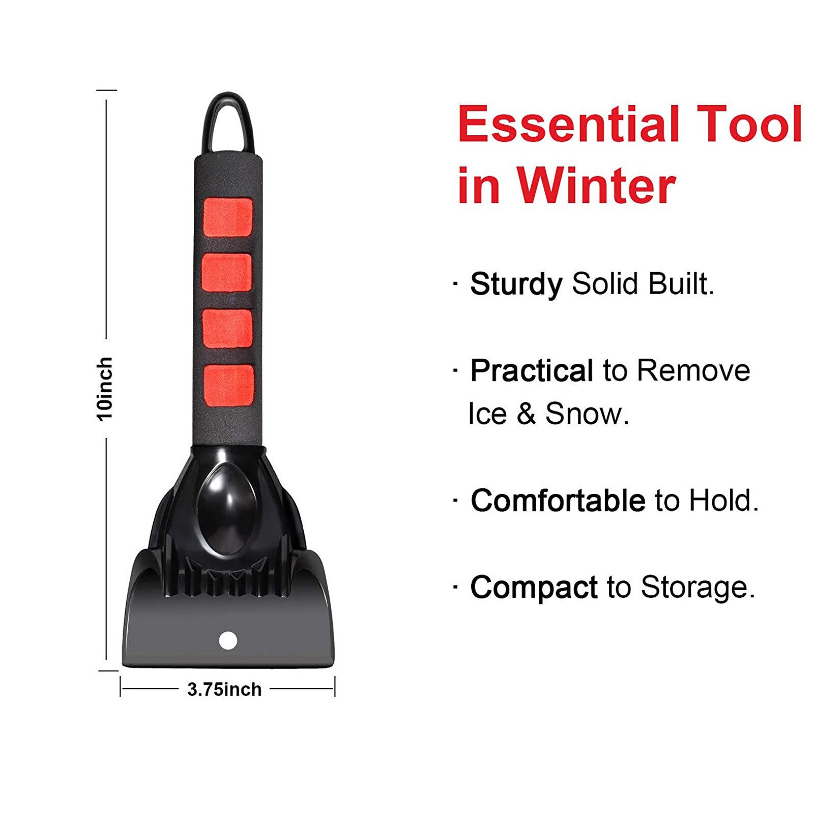 Windshield Snow Removal Scraper Ice Shovel Auto Car Tool Hand Push Sweepers Window Winter Snow Brush Shovel Clean Glass Brush
