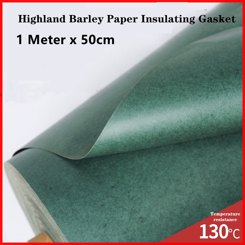 0.5mx1m Highland Barley Paper, No Film No Glue, Insulation Gasket, lithium Battery Green Shell Paper High Temperature Resistance