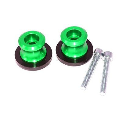 Tornillos deslizantes de aluminio para motocicleta, soporte de carrete basculante para Yamaha YZF R6, 1999, 2000, 2001, 2002, 2003, 2004, 2005, 2007, 6mm: GREEN M6