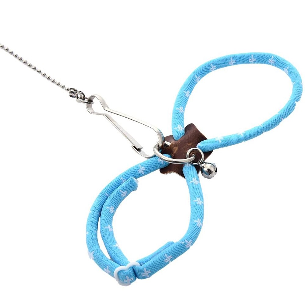 Adjustable Harness Vest & Leash Lead for Small Pet Soft Harness Leash Bird Parrot Mouse Hamster Ferrets Rat Pet Leash