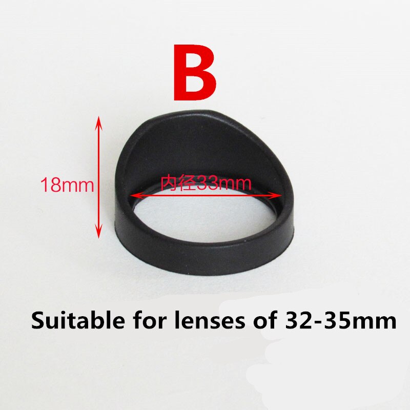 Okular Patch Mikroskop auge maske Gummi Ring okular Anti auge wackeligen abdeckung Teleskope Schutz abdeckung: B