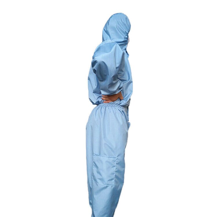 Neue Erwachsene unisex Einweg Gesamt Labor Feste Elastische Strampler Schutz Gesamt Anzug Wasserdichte Kleidung