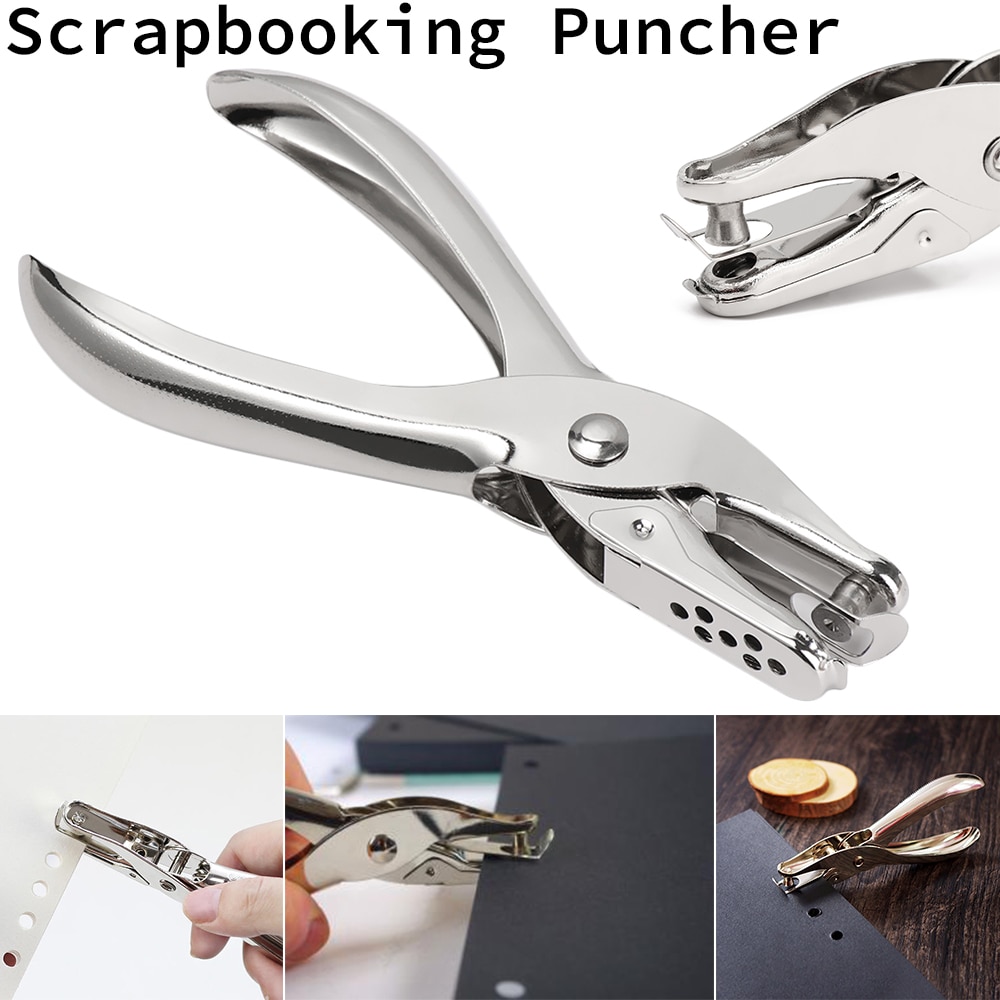 1PC Hand Punches Scrapbooking Bookbinding Puncher  – Grandado