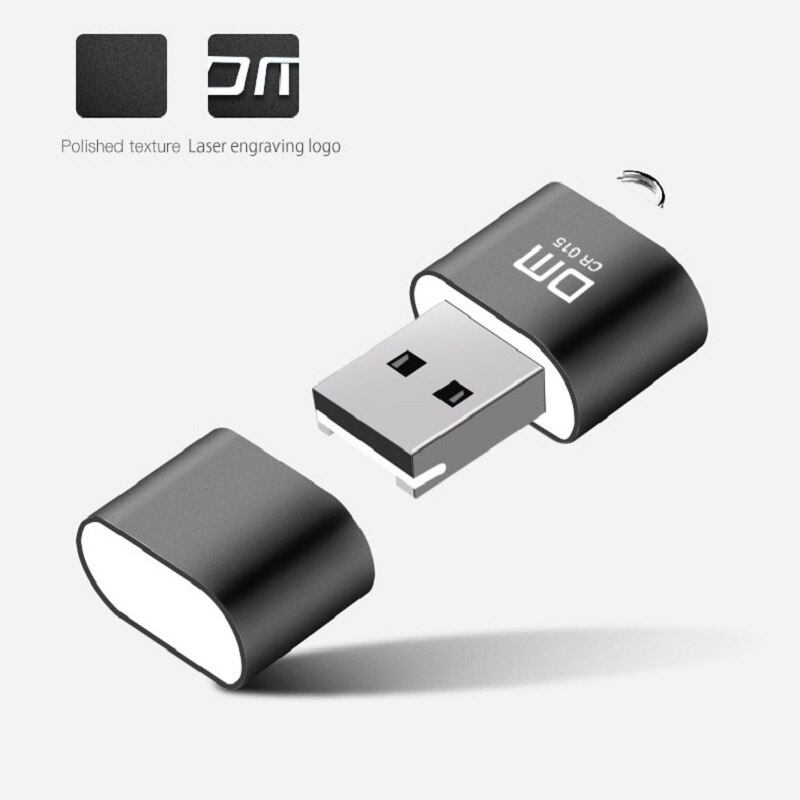 DM CR015 MicroSD Kartenleser mit TF Karte Slot werden USB-Stock für Computer oder für Auto USB Adapter