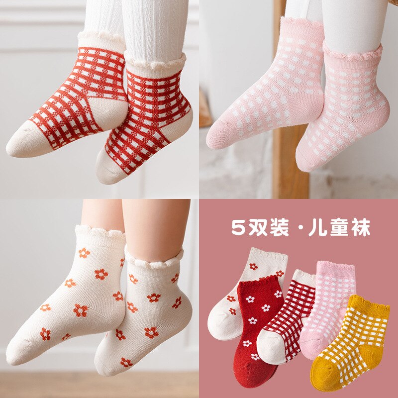 freundlicher socken Winter kleine gebrochene blume trommel freundlicher socken spitze Netz junge Baby mädchen socke freundlicher Winter Warme strumpf