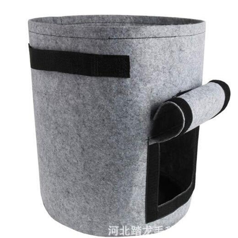Planting Bag Potato Felt Planter Grow Bag Vegetable Tomato Seedling Growing Pot Garden Tools 3-10 Gallon Eco-Friendly Grow bag: 35cmx 40cm 10gallon