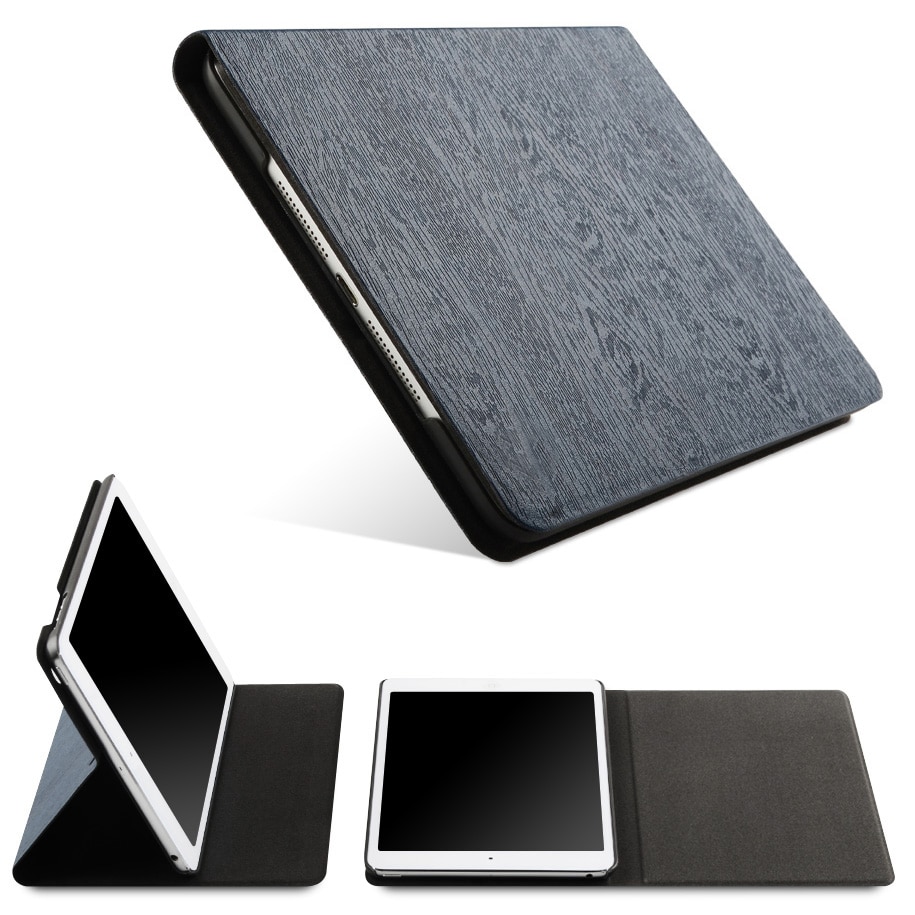 Pour iPad Air 2 Air 1 étui iPad 9.7 pouces simplicité PU cuir couverture intelligente étui Folio housse de réveil automatique