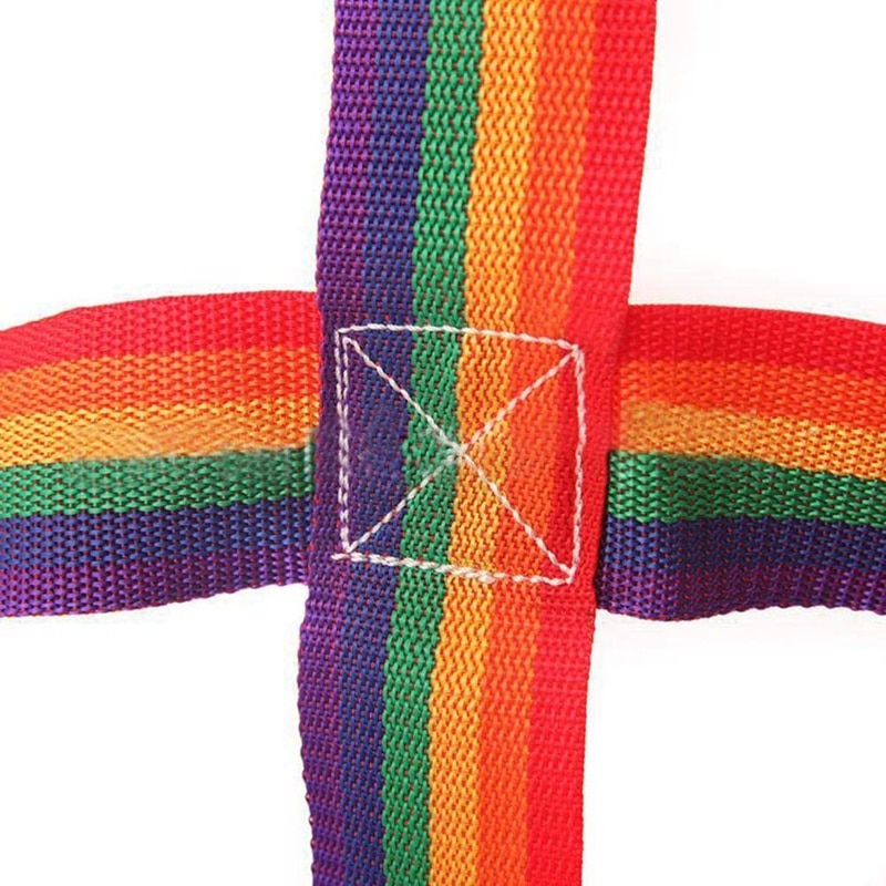 Climbing Net Outdoor Rainbow Belt Net Physical Exercise Training Net-Children's Daily Sports Competitive Play Entertainment Nets