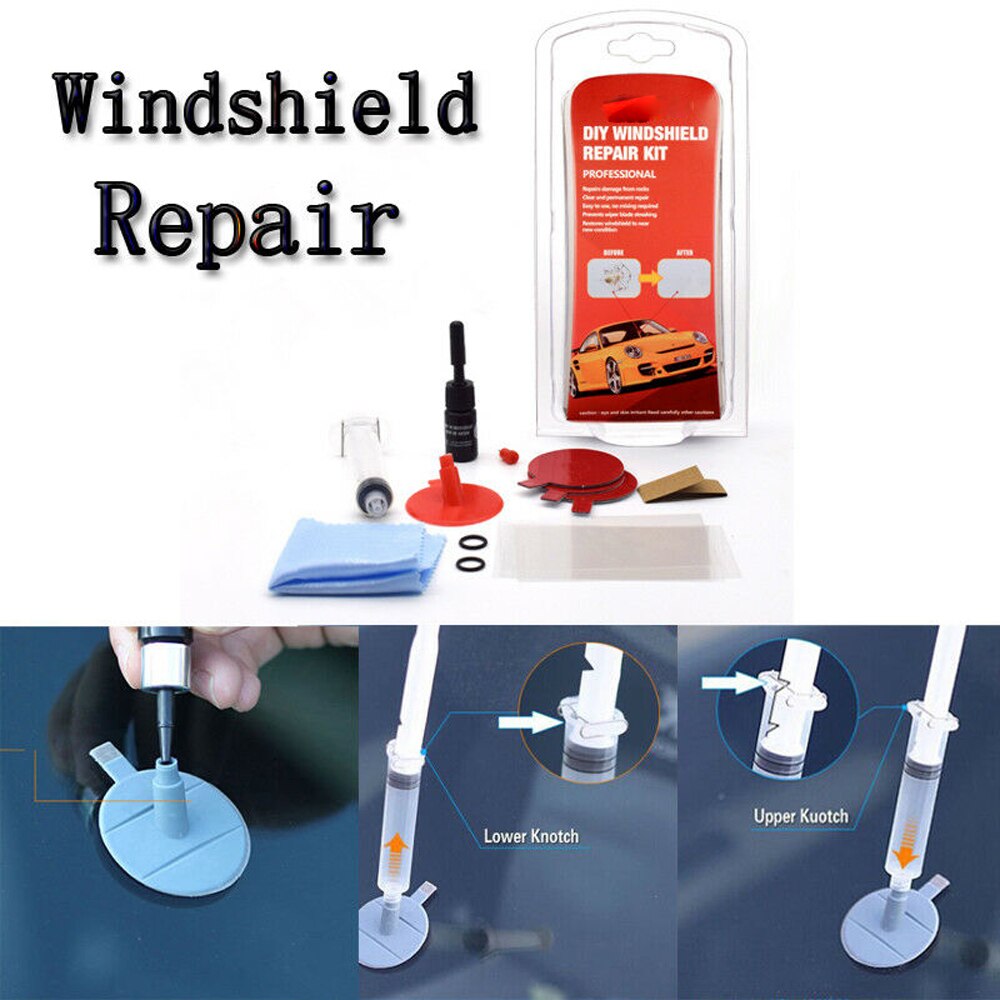 Premium Car Crack Windscreen Glass Repair Kit DIY Chip Windshield Glass Wind Screen