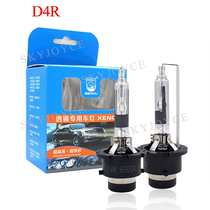 Skyjoyce  ac 12v 55w d2s xenon hid pære 4500k 6500k 5500k d2s d2r d4r d4s bil forlygte pære til 35w 55w d2s d4s hid ballast sæt