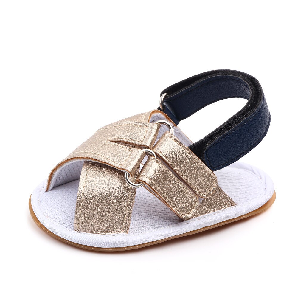 Patch kleur Baby meisjes sandalen Pu leer Rubberen zool baby Wieg schoenen baby Mocassins sandalen schoenen