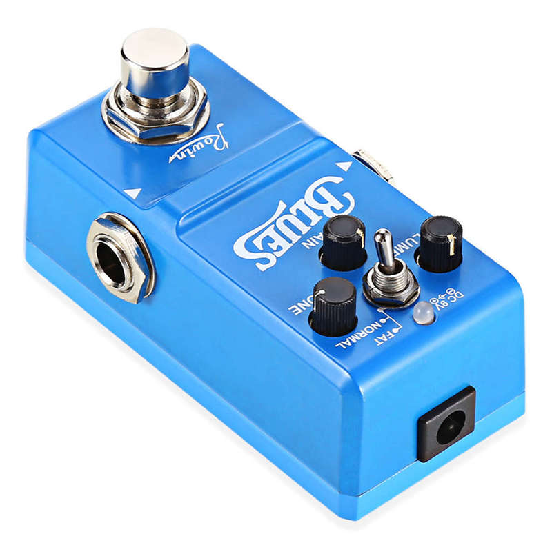 Rowin Guitar Effect Pedal Blues Style Overdrive Box Guitar Effect Pedal True Bypass Aluminum Alloy Housing