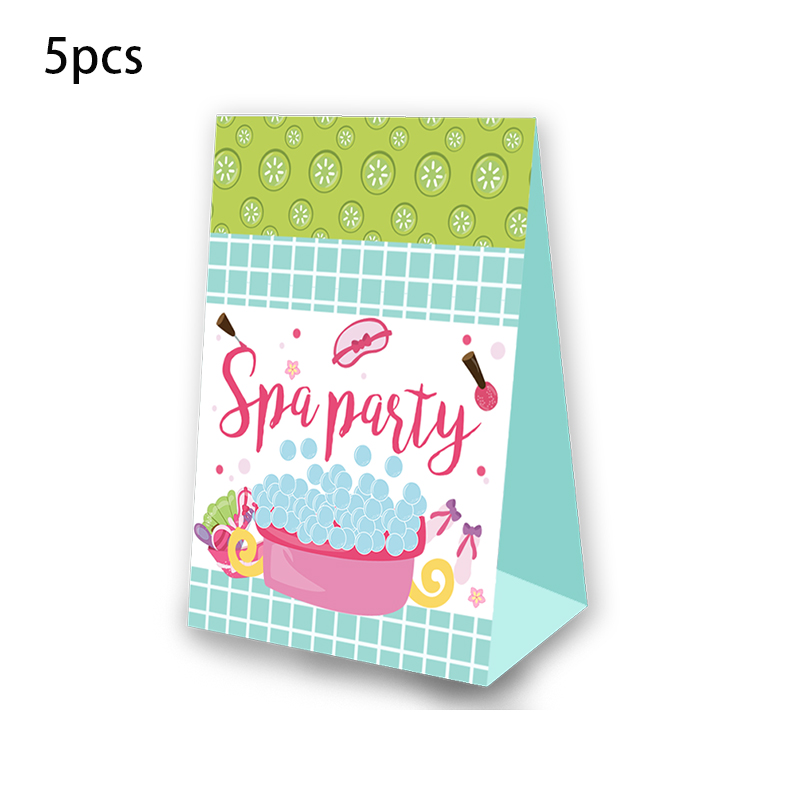 SPA Theme Party Favor Popcorn Box Candy Box Box theme Birthday Party Supplies Decoration Party Suppli