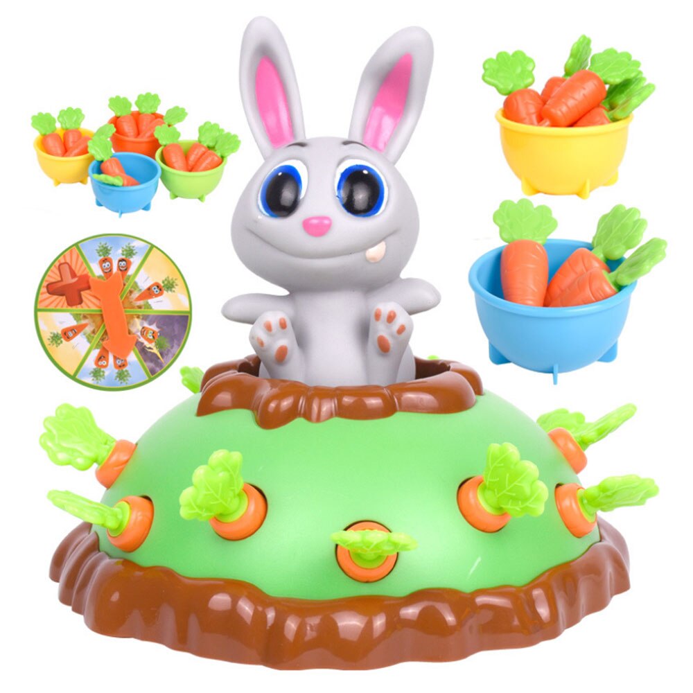 Pull-Up Carrot Toy Bumper Rabbit Funny Toys Radish... – Grandado