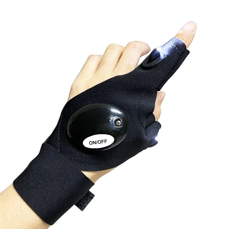 Night maintenance lighting tool 2 - finger LED gloves