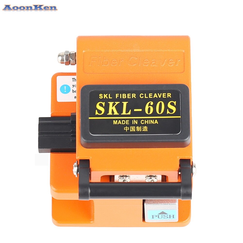 SKL-60S Orange Fiber Optic Cutting Knife FTTH Cold Connection Fiber Cleaver