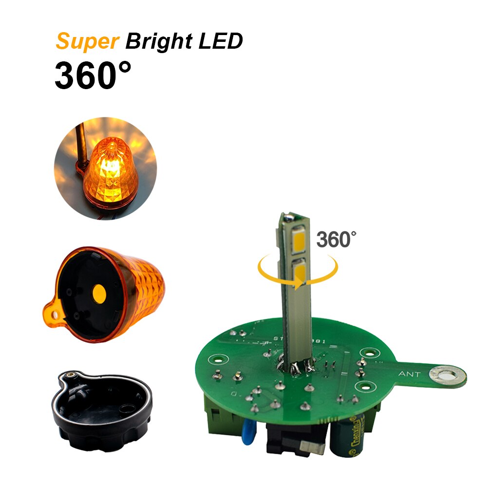 LED Auto lkw strobe warnen licht LED Leuchtfeuer Blinklicht Disko Party Drehbare Tasse Lampe DJ Blinkende Bühne Lichter