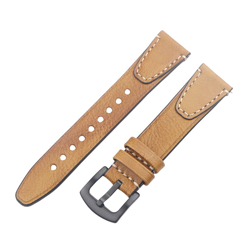 Handgemaakte Vintage Lederen Horlogeband 18mm 20mm 22mm Quick Release Volnerf Horlogeband voor Mannen Vrouwen Polsband Accessoires