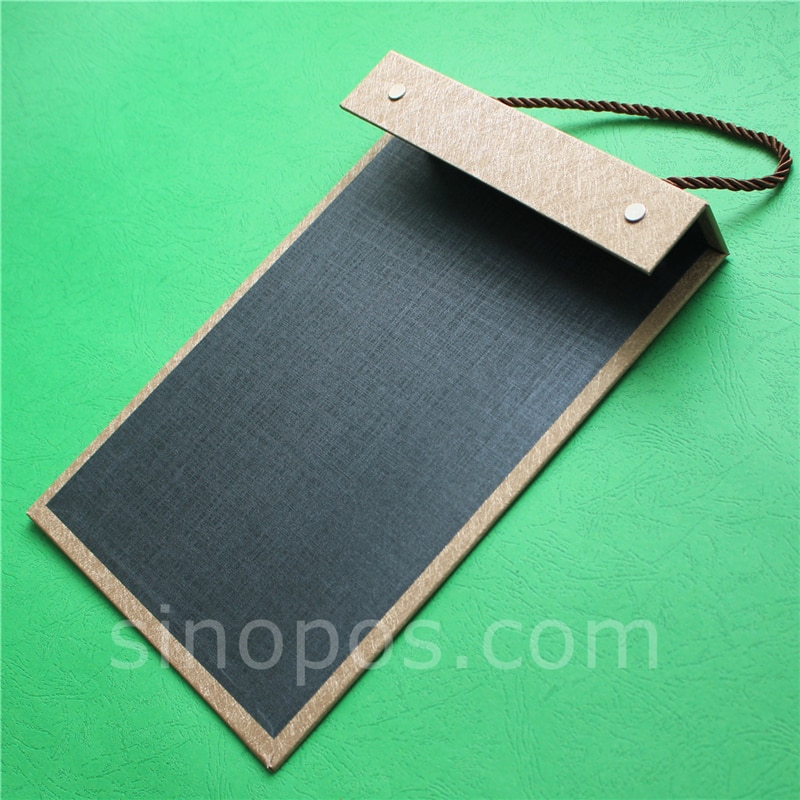 Swatch StackBook Cover A4, fabric samples cards holder textile material collection stack book leather flip fold display binder