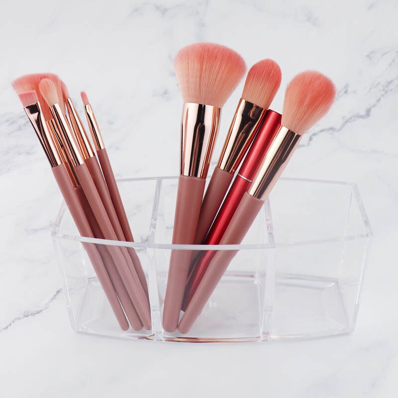 Transparante make-up organizer acryl cosmetische lippenstift opbergdoos wenkbrauwpotloodhouder make-up kwasten organizer