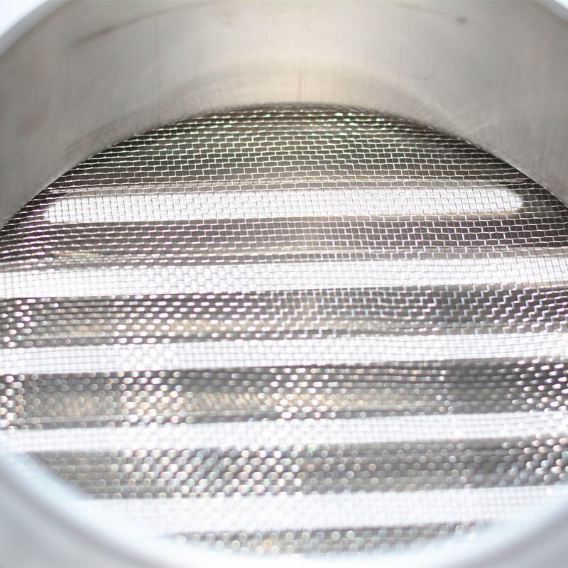 Ventilationsgrill vægventilationsgitterskodder runde ventilationssystem 304 rustfrit stål