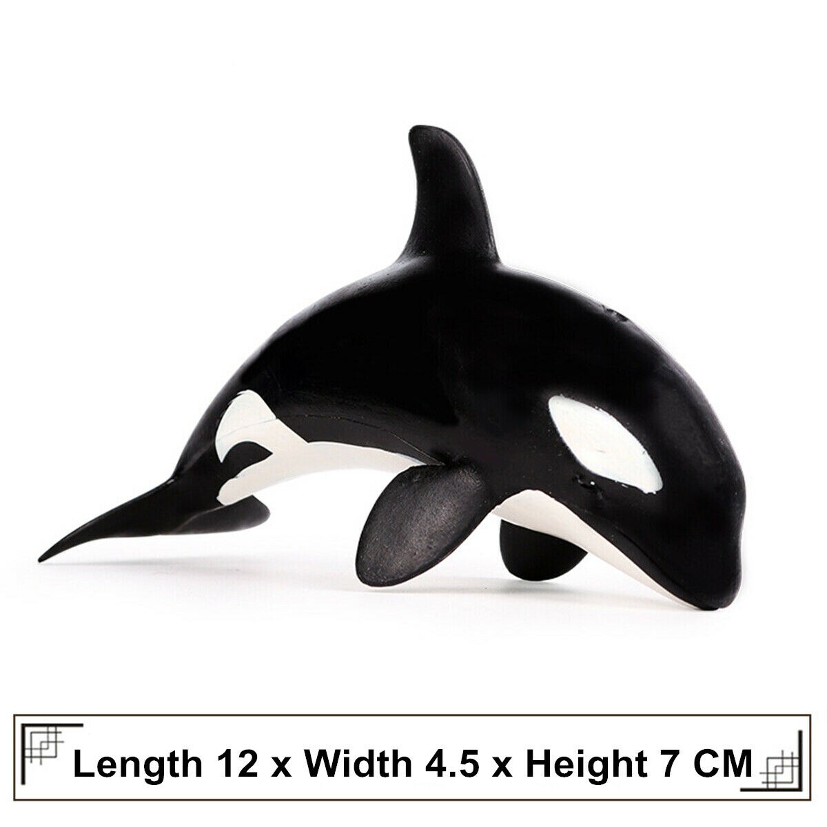 Miniatur Meer Tier Modell Kleine Mörder Whale Grampus Orca Figur Simulation Marine Tier Fisch Modell Kinder Spielzeug Decor