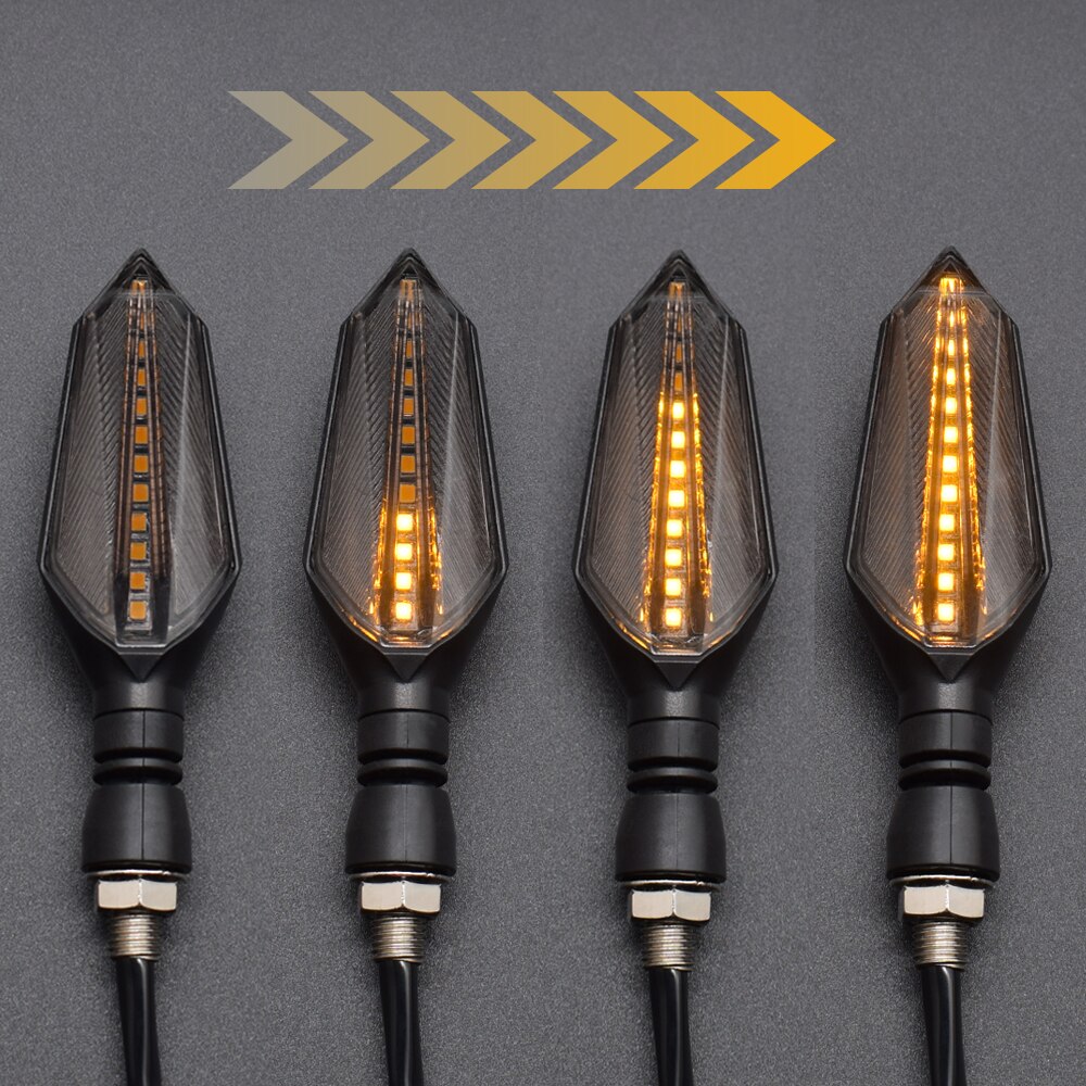 Universele Motorfiets 12V Led Knipperlichten Blinker Voor Achter Verlichting Voor Suzuki Gsf 1250 1200 650 Bandit Gsx 1250 1400 650F