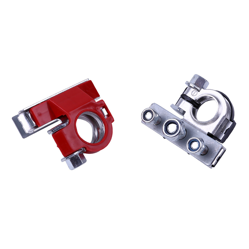Car Battery Terminal Connector Battery pair 12V Quick Release Battery Clamps made Positive/negative diameter 19/17mm firm 8X