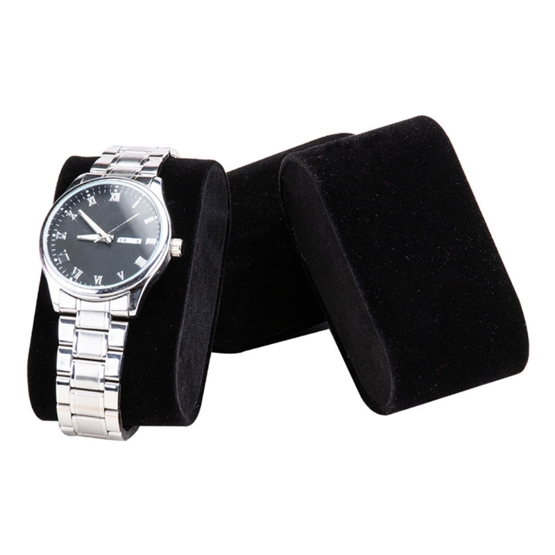 5 Stuks Fluwelen Horloge Armband Kussen Sieraden Displays Props Voor Thuis Winkels Werkbladen En Vitrines Display Houder