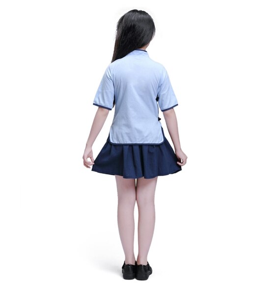 Children Chinese Clothing HanFu Boys Kung Fu Wushu Girls Chinese Cheongsam Year Dress Kindergarten School Uniforms Kids Set