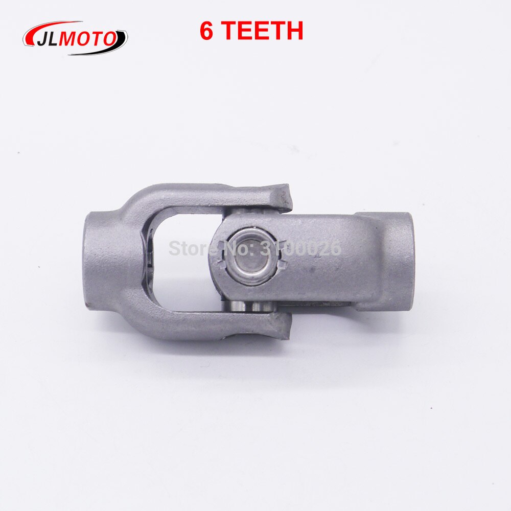 6T 14mm/17mm Double D Phosphating Universal Steering Ball U Joint Fit For ATV UTV Go Golf Cart Buggy Utility Terrain Vehicle