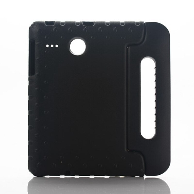 Coque for Samsung Galaxy Tab E 8.0 SM-T377 T375 T378 Case Kids Shockproof EVA Case for Samsung Tab E 8.0 T377 Cover Stand: black