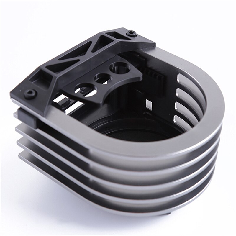 Universele Vouwen Bekerhouder Auto Air-Outlet Bekerhouder Met Ventilator Auto Drank Fles Cup Auto Frame Voor truck Van Drinken: Grey