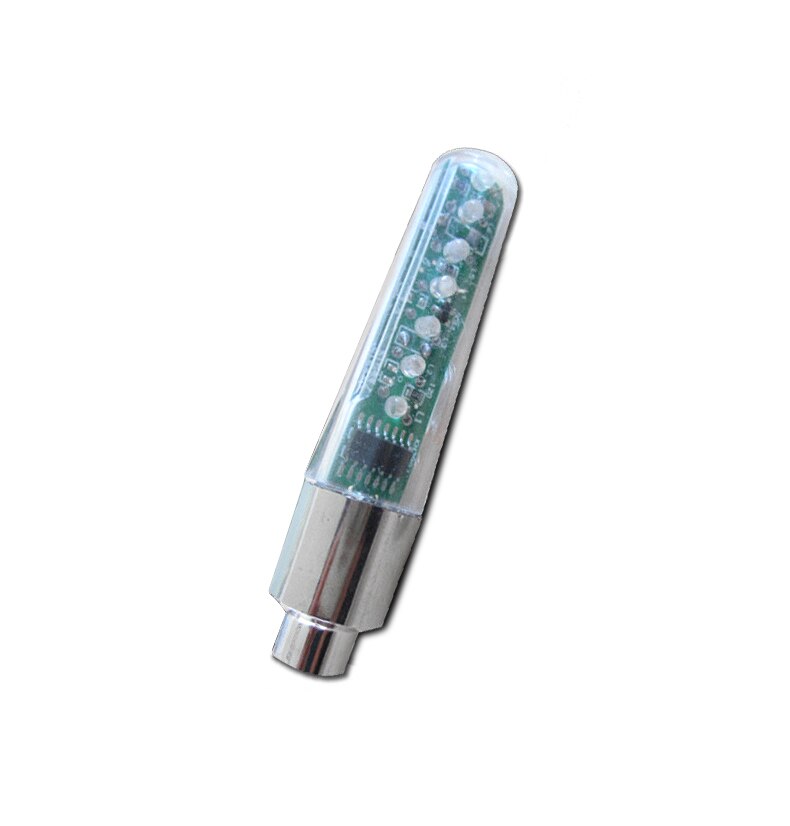 Fiets Wiel Led Auto Spoke Wheel Light Outdoor Mountainbike Brief Nozzle Licht Ventiel Waarschuwingslampje Fietsaccessoires