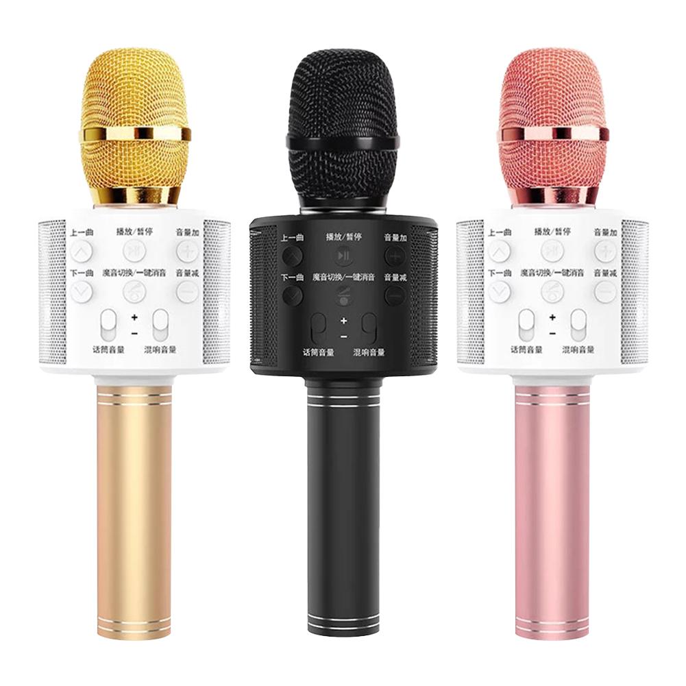 Draadloze Karaoke Microfoon Draagbare Handheld Usb Microfoon Professionele Karaoke Mic Bluetooth Stand Mic Studio Opname