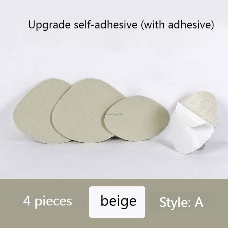 Parche adhesivo para reparación de calzado, pegatina para reparación de Vamp, adhesivo para plantillas, Protector de talón, herramienta para el cuidado de los pies, forrado, antidesgaste: A-Beige
