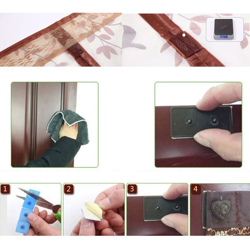 Écran prévenir anti moustique écran cryptage aimant Moskito Net rideaux tissu porte rideau écran aimant Moustiquaire porte