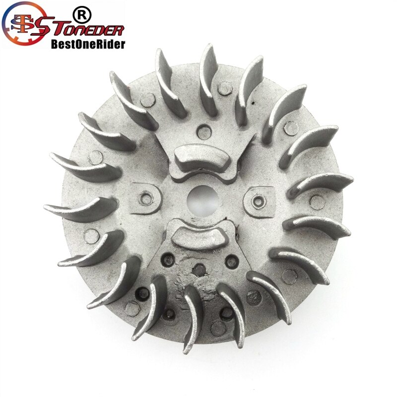 Stoneder mini moto rekyl trekke starter svinghjul for pocket bike barn dirt quad atv crosser minimoto 2 takt 47cc 49cc motor