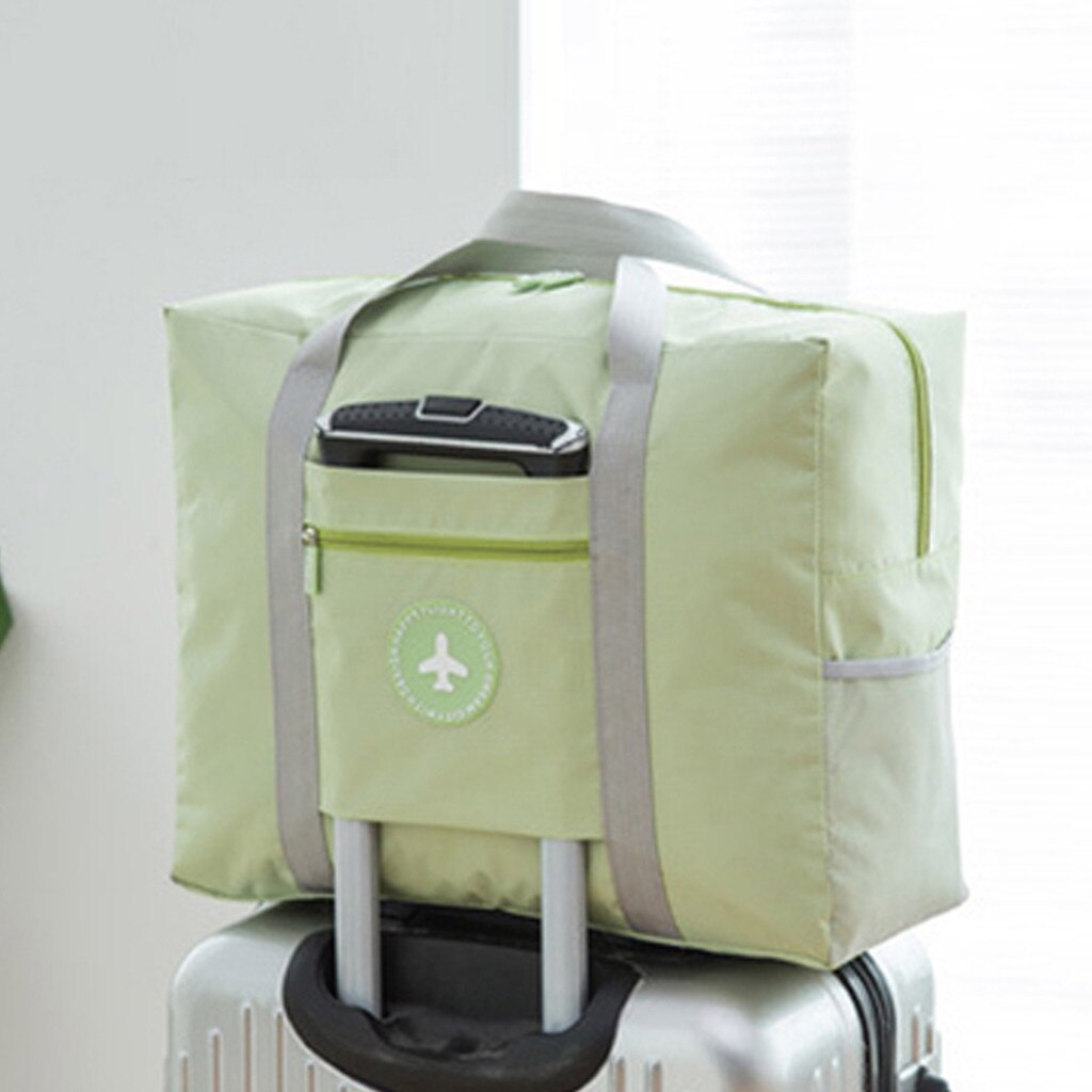Stor kapacitet rejsetaske til mænd kvinder taske rejse bære bagage taske bolsa feminina  #50: Grøn