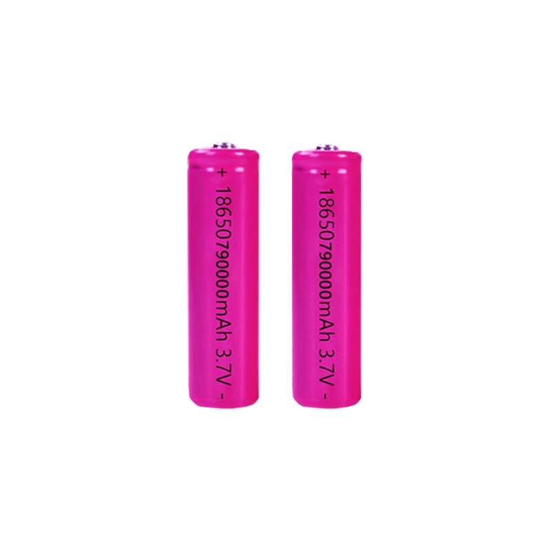 79000mAh 18650 BatteryCapacity Rechargeable Lithium Battery ICR Flashlight Headlight Lithium Ion Battery Electrical Charging: 2PCS Battery